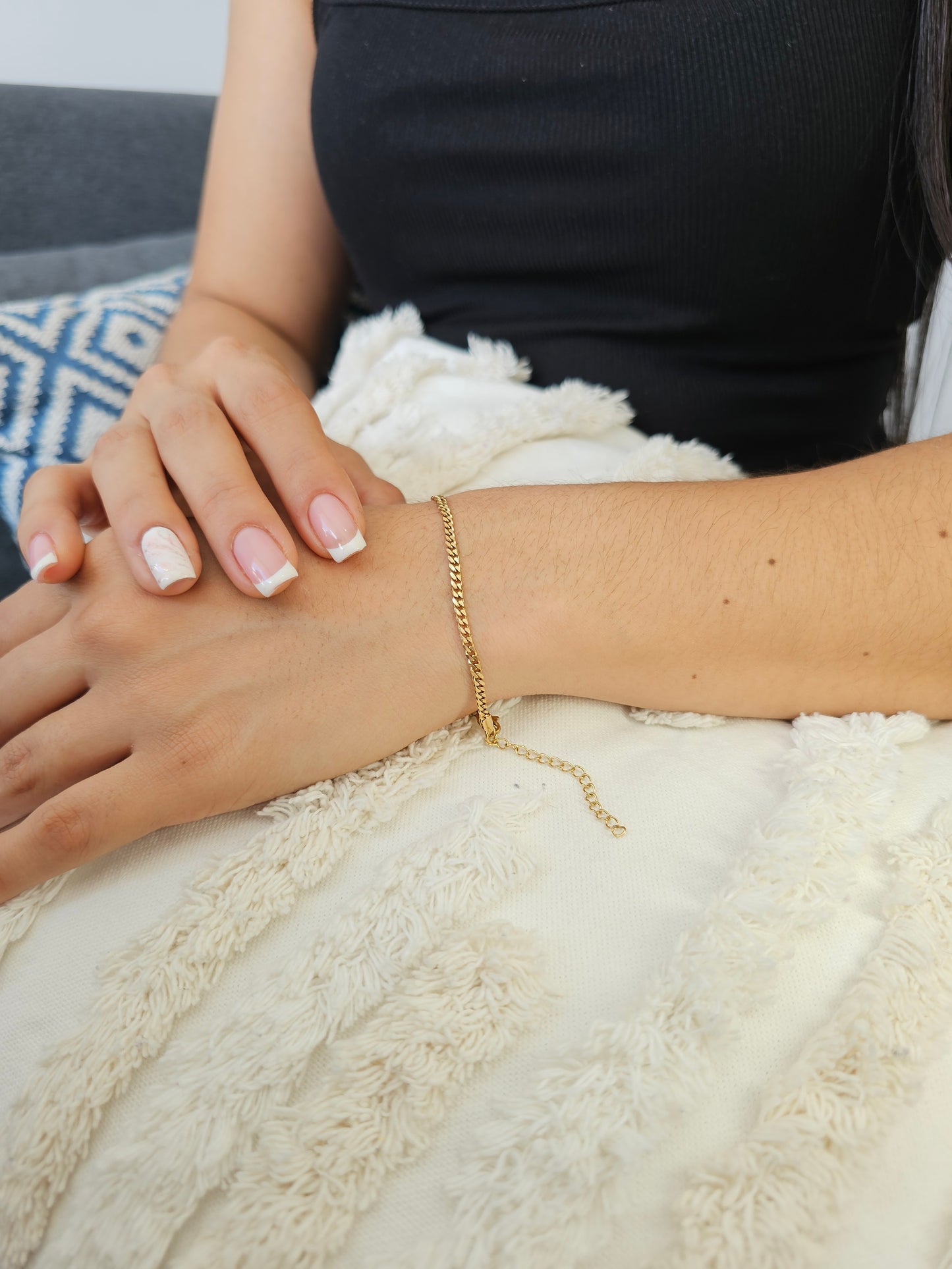 Pulsera Cubana 17 cm x 3 mm – Clásica y Elegante Unisex