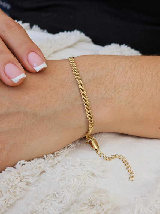 Pulsera Chinesca Premium 17 cm x 3 mm – Estilo Oriental Unisex