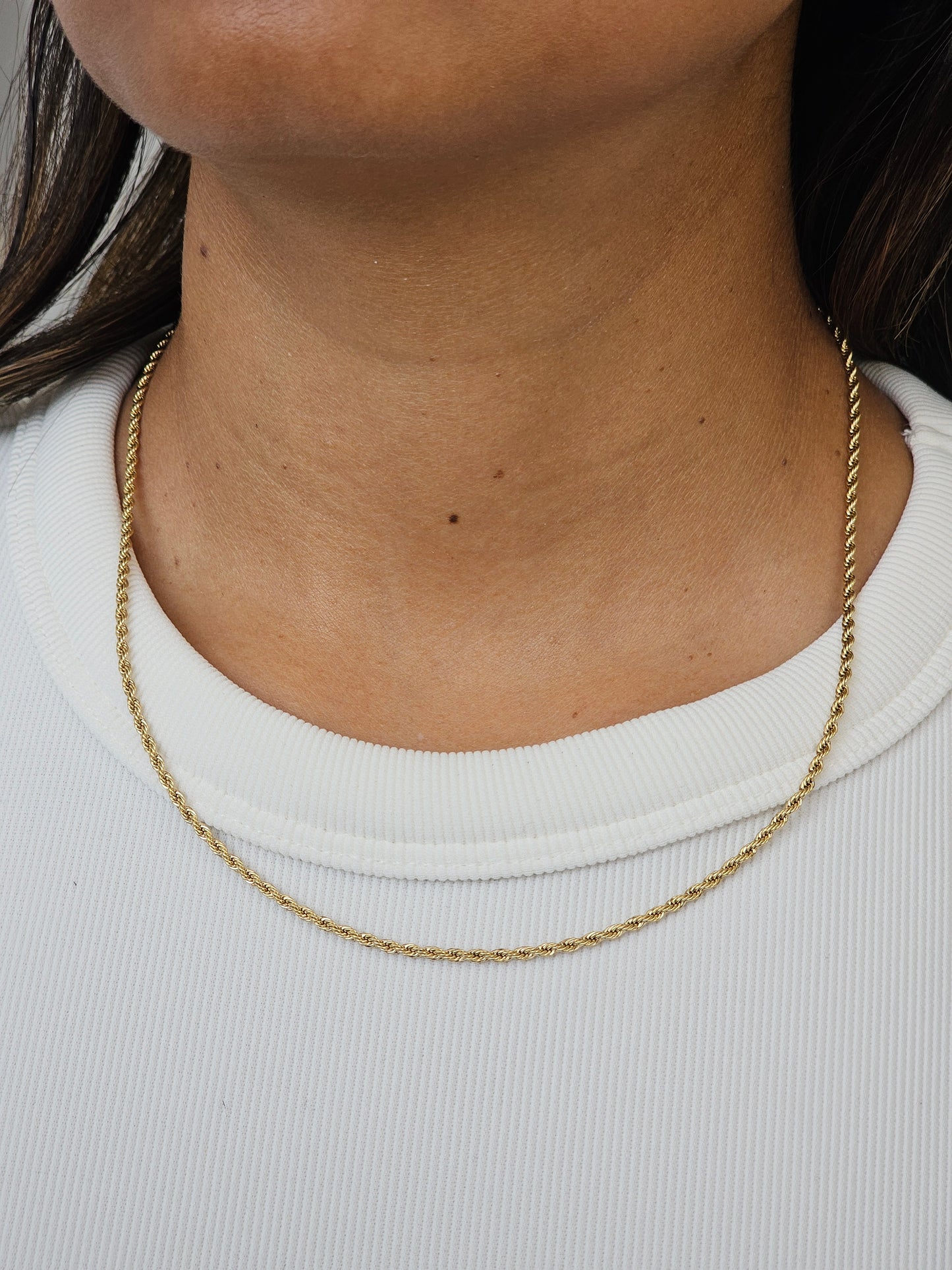 Cadena Lazo 45 cm x 2 mm – Delicadeza y Brillo