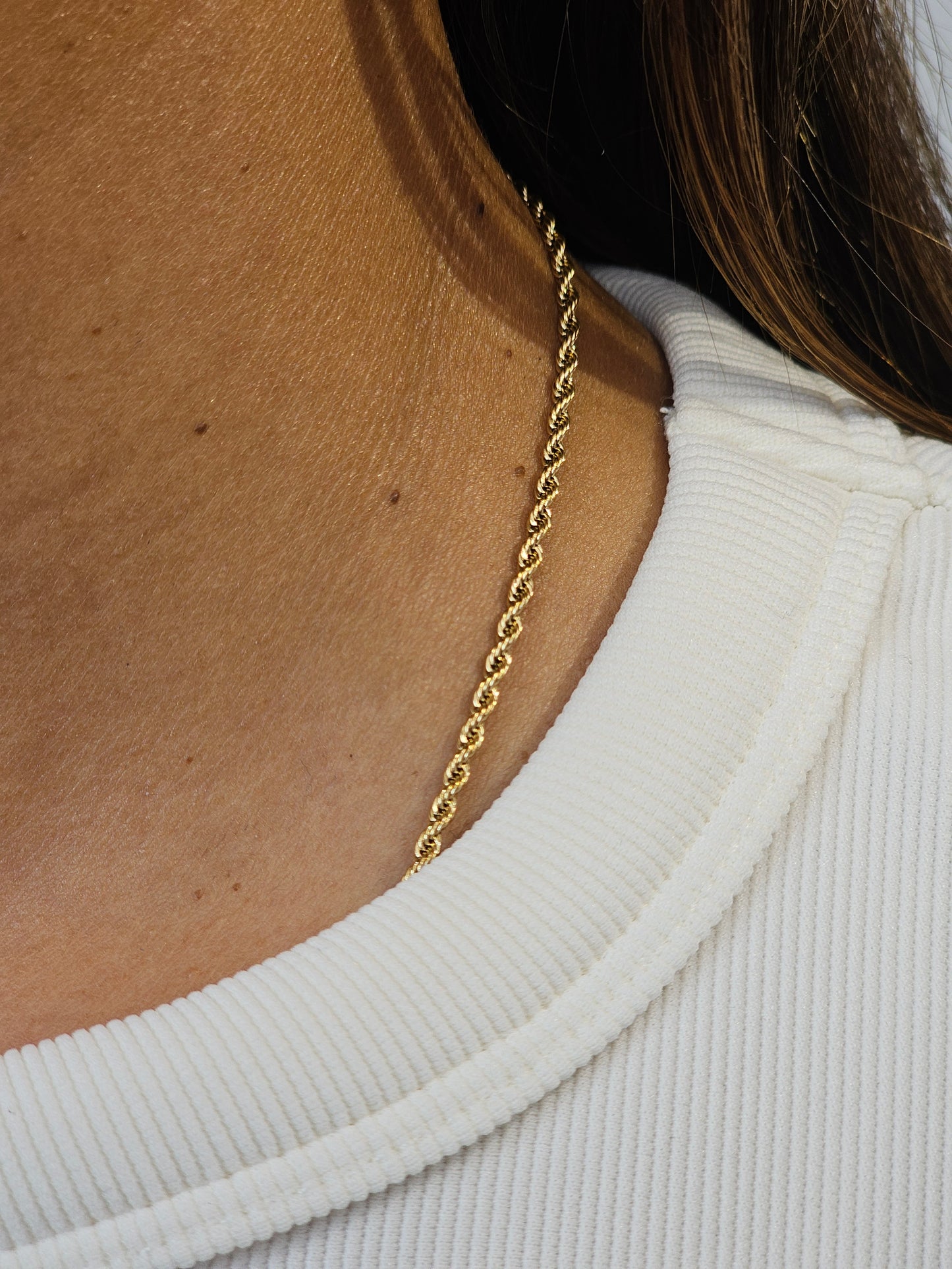 Cadena Lazo 45 cm x 2 mm – Delicadeza y Brillo