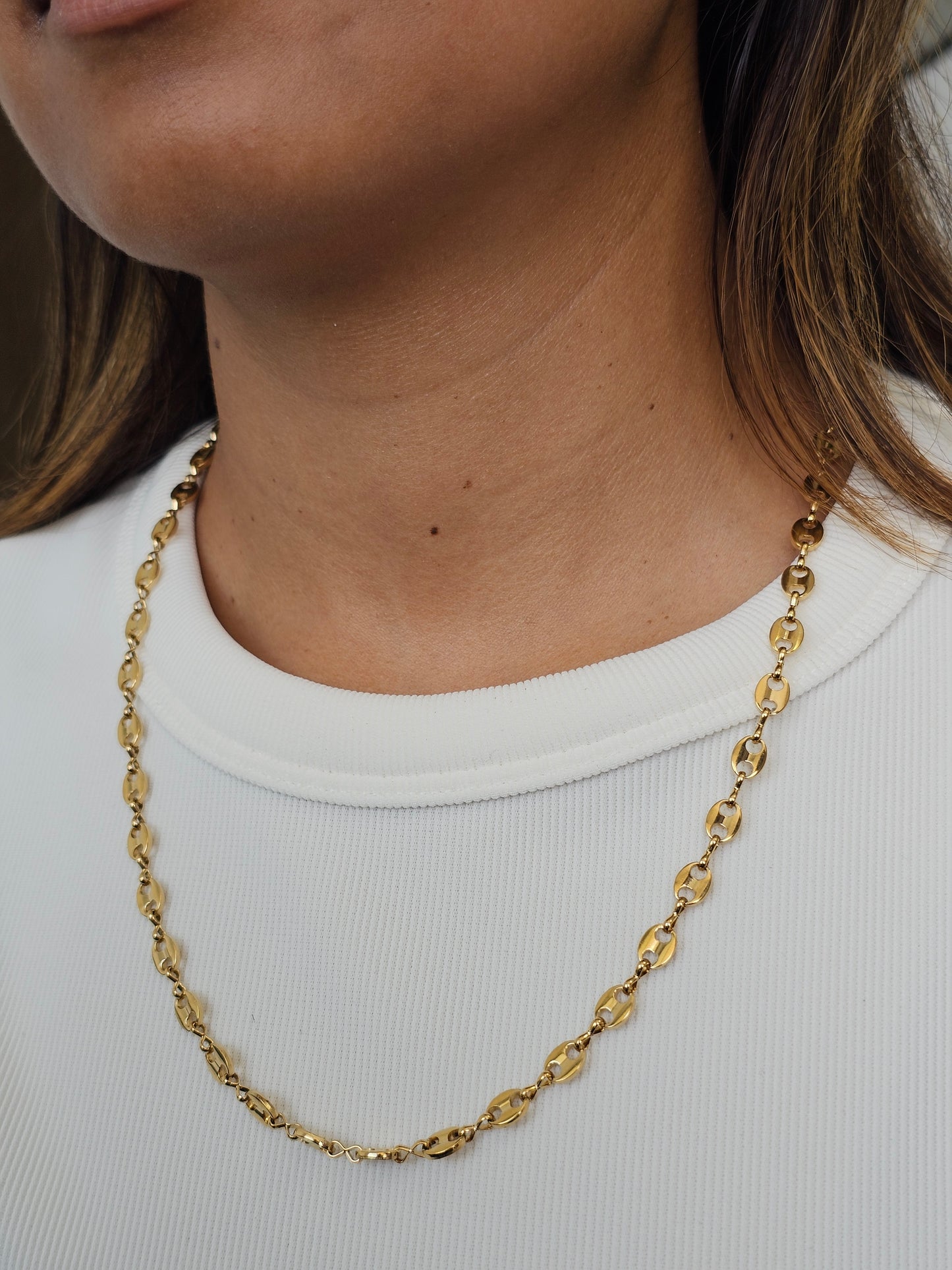 Cadena Gucci 45 cm x 5.5 mm – Estilo Compacto y Sofisticado