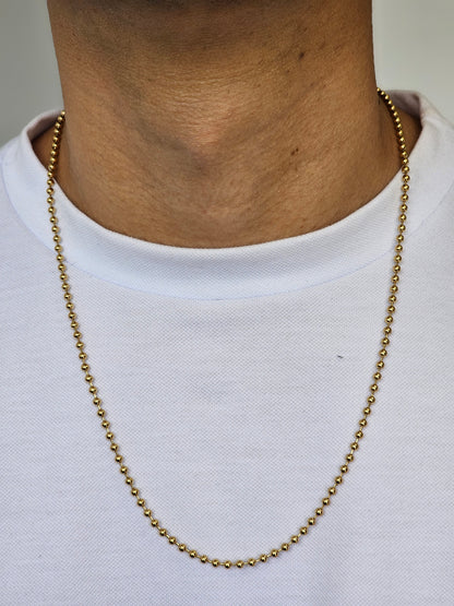 Cadena Militar 60 cm x 3 mm – Estilo Clásico y Robusto