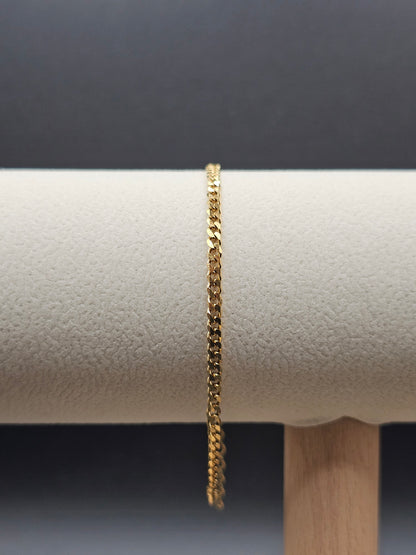 Pulsera Cubana 17 cm x 3 mm – Clásica y Elegante Unisex