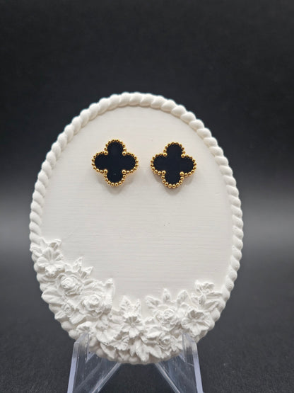 Aretes Van Cleef Negros – Elegancia Icónica
