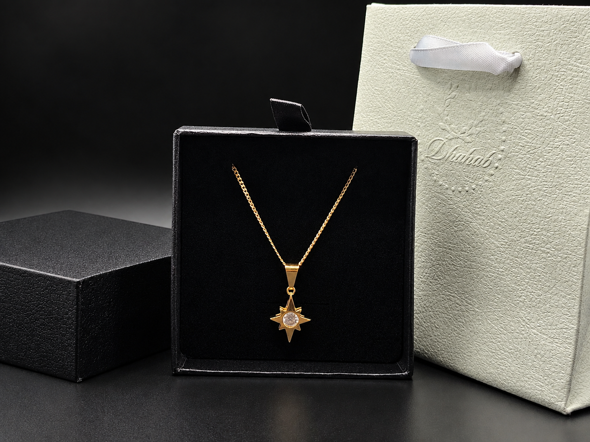 Dije Estrella Circon Cristal