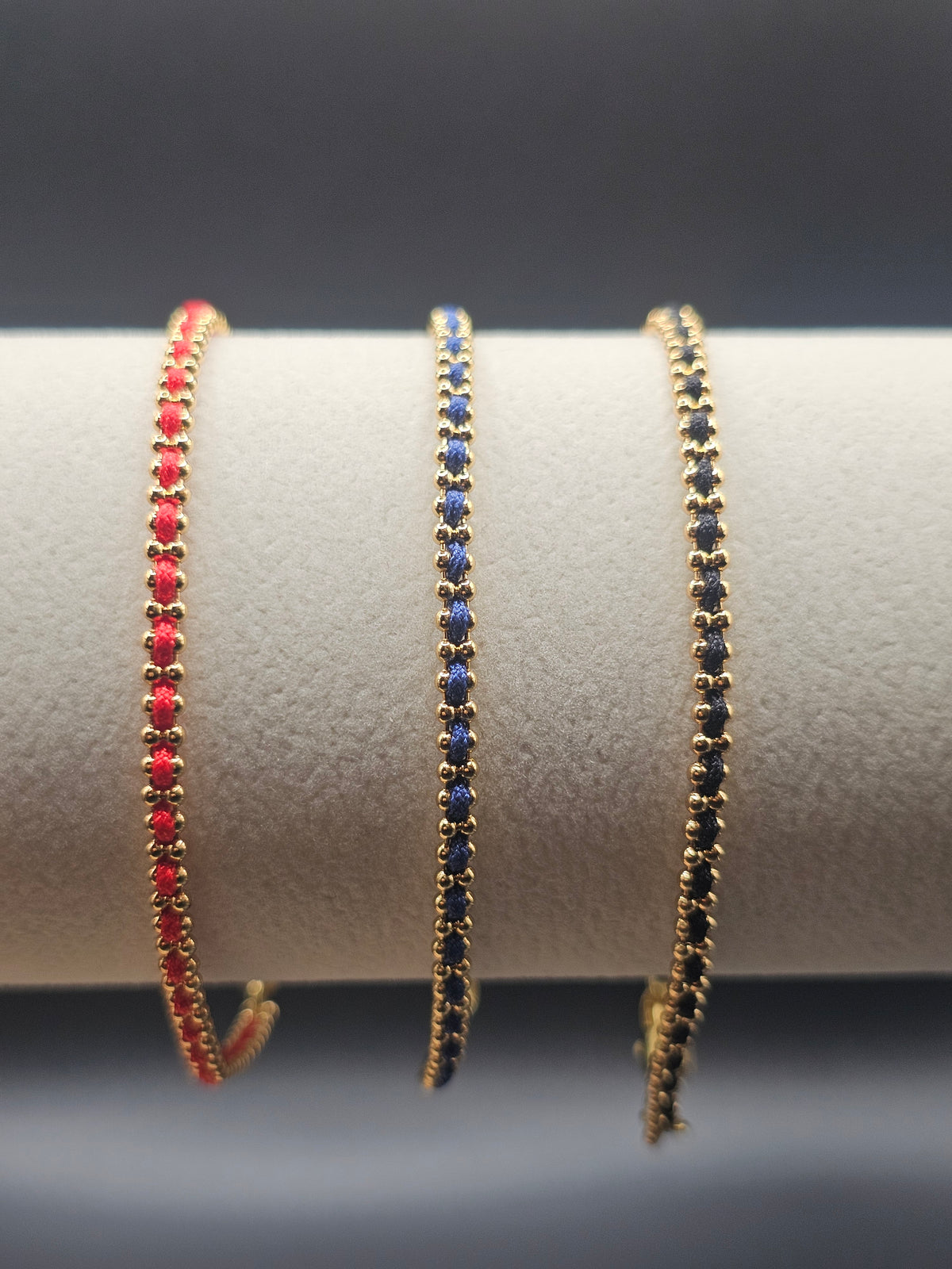 Pulsera Hilo Laminado 15 cm + Extensor