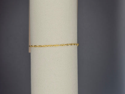 Pulsera Singapur 16 cm x 1.5 mm + Extensor