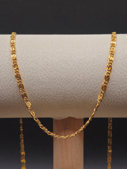 Cadena Clip Clásica 45 cm x 3 mm – Estilo Moderno Femenino