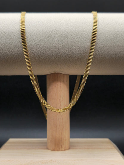 Cadena Chinesca Premium 45 cm x 3 mm – Estilo Refinado y Detallado