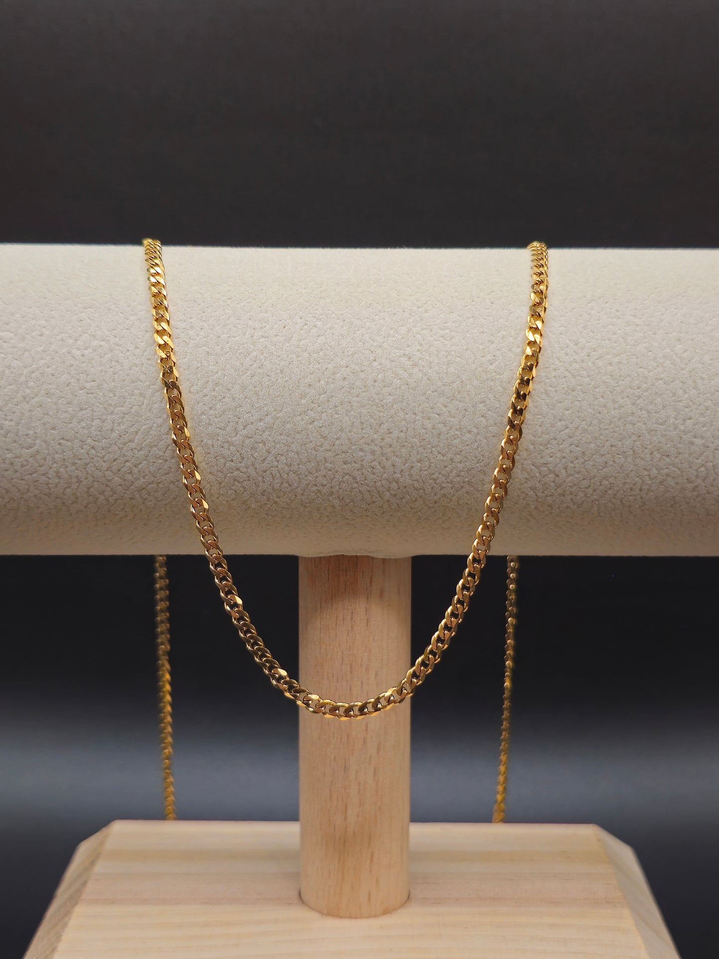 Cadena Cubana 45 cm x 3 mm – Delicadeza y Elegancia