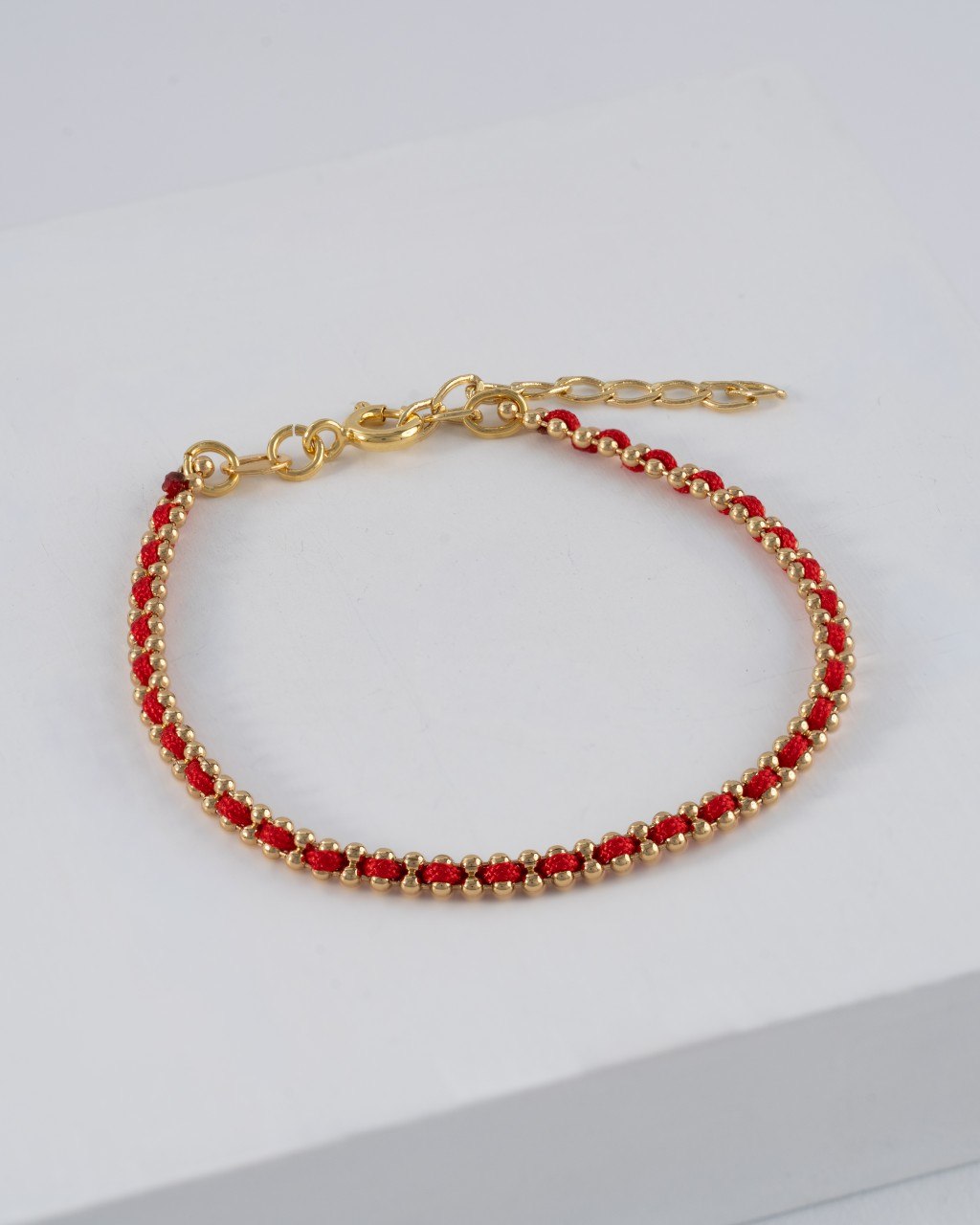 Pulsera Hilo Laminado 15 cm + Extensor