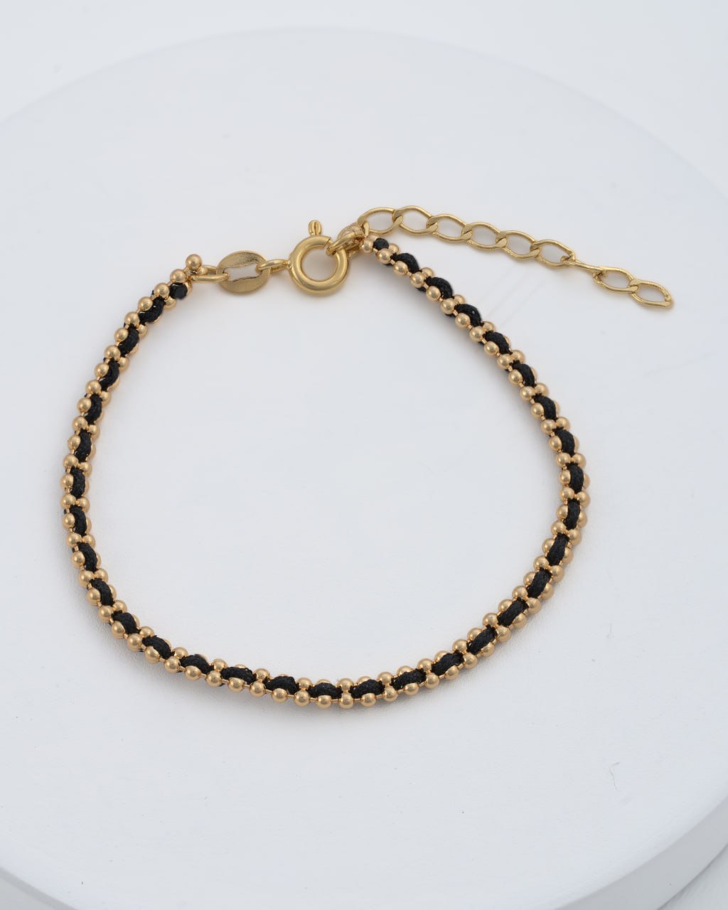 Pulsera Hilo Laminado 15 cm + Extensor